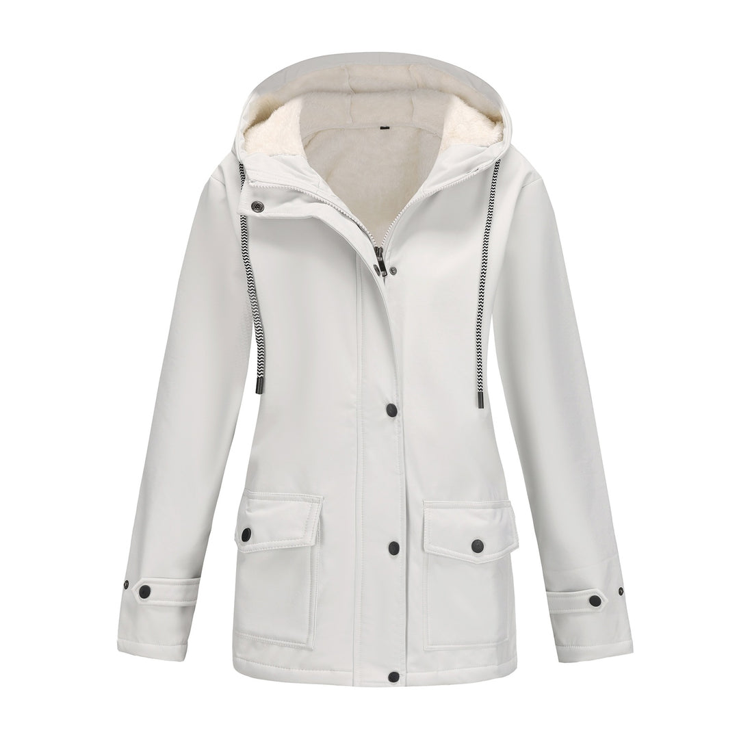 Damen Kapuzenjacke mit weichem Fleece-Futter R&B