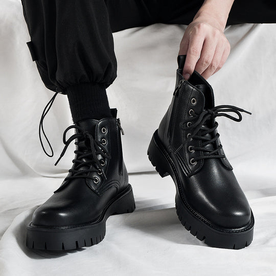 Herren Robuste Schnürstiefel mit rutschfester Sohle und strapazierfähigem Obermaterial R&B