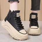 Damen High-Top Sneakers mit wasserabweisender Oberfläche und rutschfester Sohle