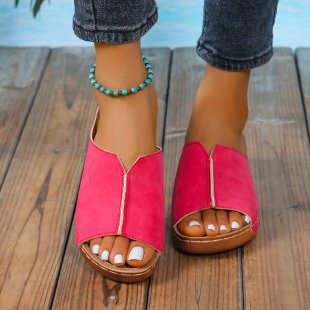 Damen Komfortable Slip-On Sandalen R&B