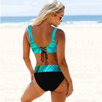 Damen Bikini-Set mit komfortablem Wickeldesign R&B