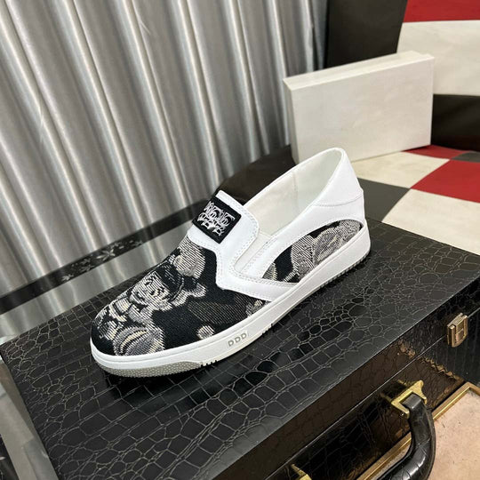 Damen Slip-On Sneakers mit kreativem Motiv und ergonomischem Komfort R&B