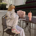 Damen Hoodie und Jogginghosen Set mit Kängurutasche R&B