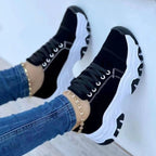 Damen Sportliche Sneakers mit rutschfester Sohle und atmungsaktivem Obermaterial R&B