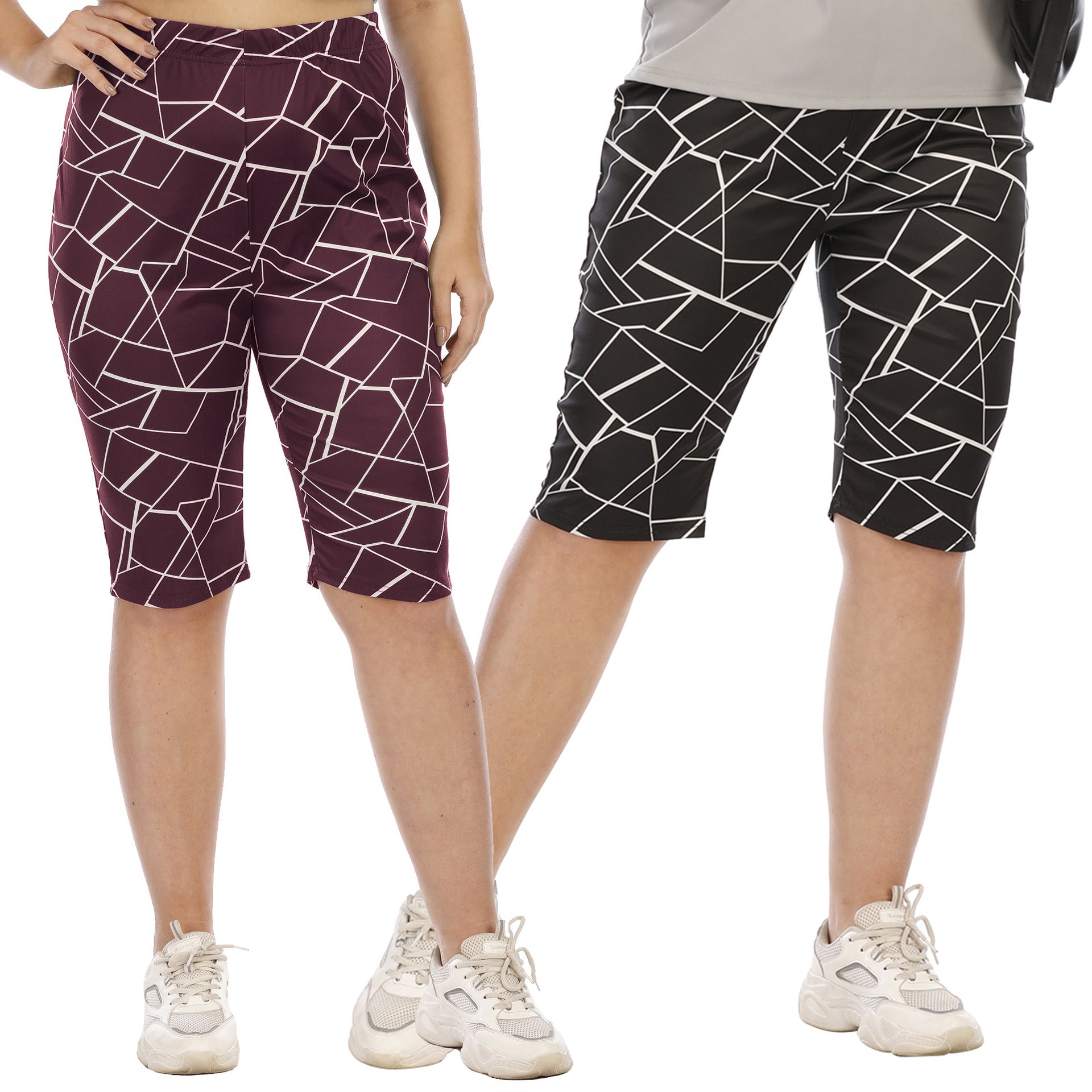 Damen sportliche Radlerhose R&B