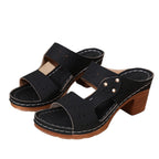 Damen Design-Sandalen mit verstellbarem Riemen und geschmackvoller Perforierung R&B