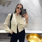 Damen modische Streetwear Jacke R&B