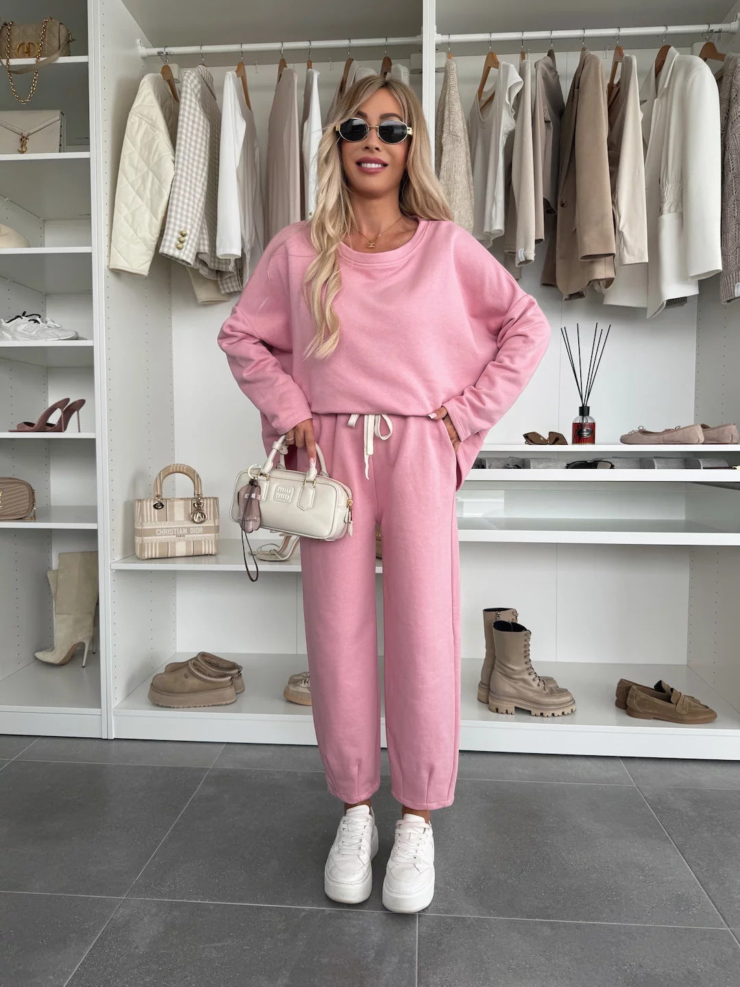 Damen Komfortables Sweat-Outfit R&B