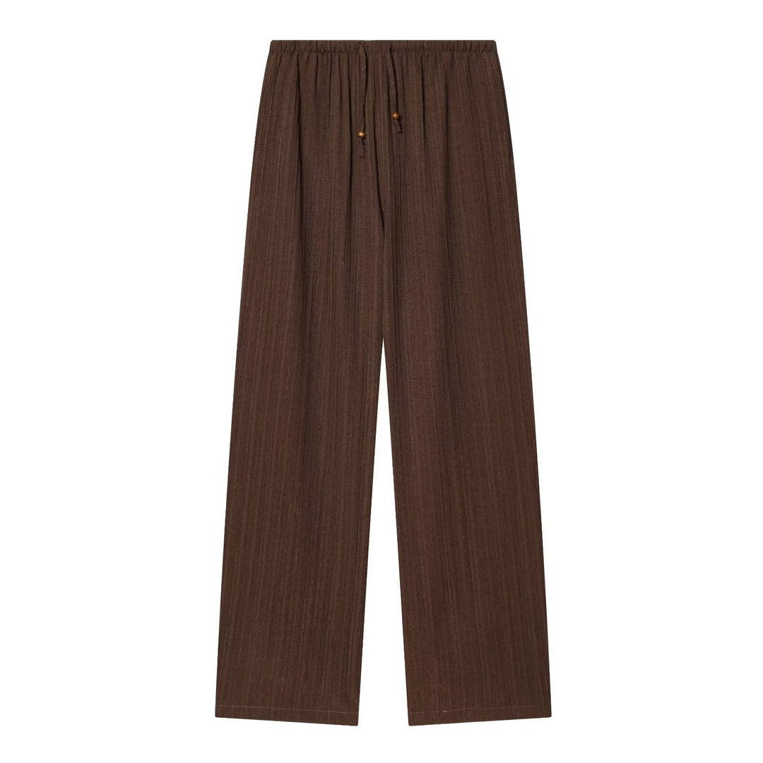 Damen lässige Bluse mit strukturiertem Gewebe und überschnittenen Schultern R&B