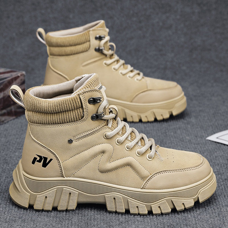 Damen Chunky High-Top Sneakers mit strapazierfähiger Sohle R&B