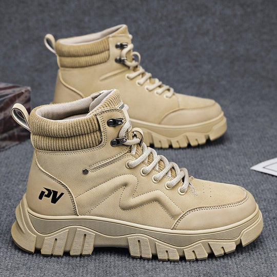 Damen Chunky High-Top Sneakers mit strapazierfähiger Sohle R&B