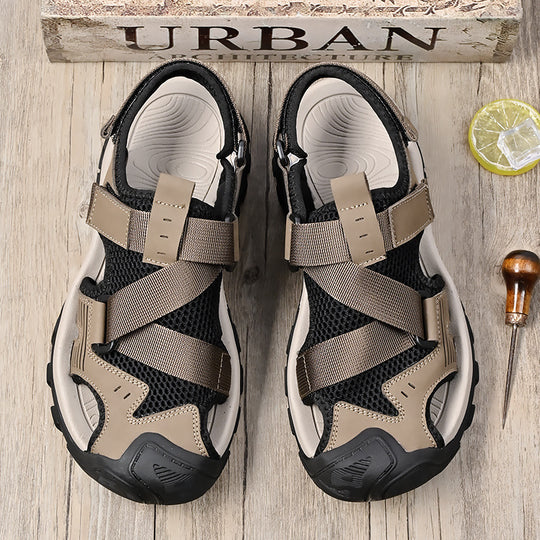 Damen Sportliche Outdoor-Sandalen mit rutschfester Sohle und verstellbaren Riemen R&B