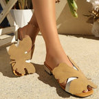 Damen Sandalen mit floralem Cut-Out-Design und modernen Akzenten R&B