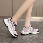 Damen sportliche Laufschuhe mit innovativem Design und atmungsaktiver Oberflächenstruktur R&B