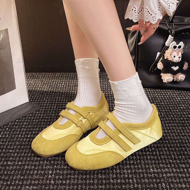 Damen bequeme Sneaker mit doppeltem Klettverschluss R&B