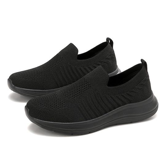 Damen Slip-On Laufschuhe mit atmungsaktiver Mesh-Oberfläche R&B