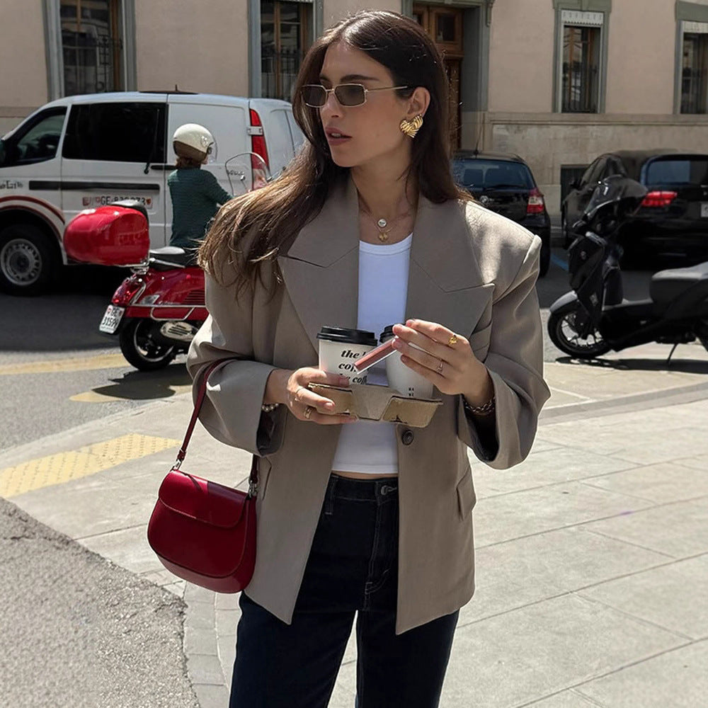 Damen oversized Jacke im modernen Schnitt R&B