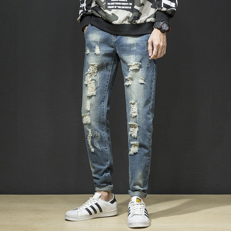 Herren Destroyed Jeans R&B