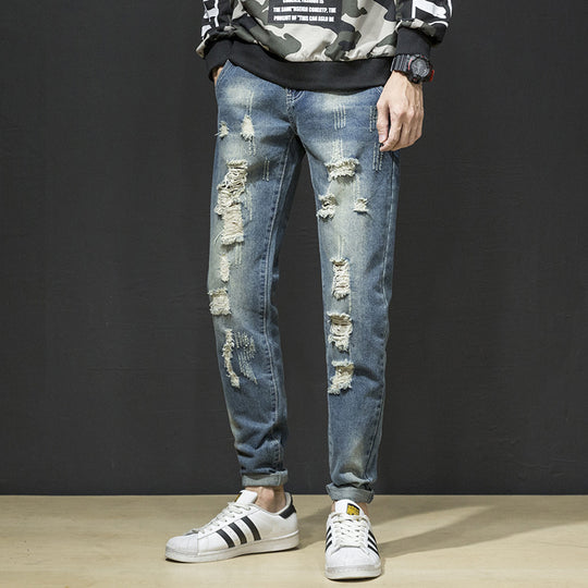 Herren Destroyed Jeans R&B