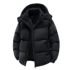 Damen isolierte Pufferjacke mit kuscheligem Innenfutter und verstellbarem Kapuzensystem –