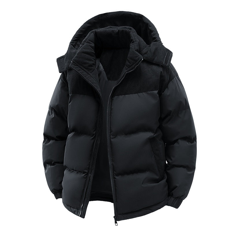Damen isolierte Pufferjacke mit kuscheligem Innenfutter und verstellbarem Kapuzensystem –
