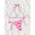 Damen Triangel-Bikini mit verspieltem Rüschen-Design R&B