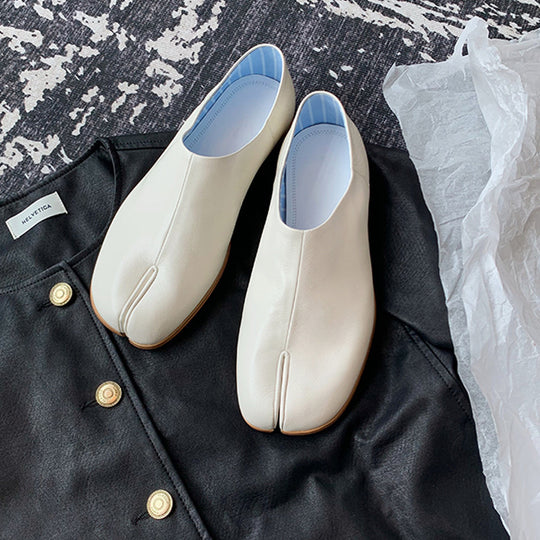 Damen modische Slipper mit glänzender Oberfläche und bequemem Schnitt R&B