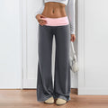 Damen Sportliche Freizeithose mit weitem Bein R&B