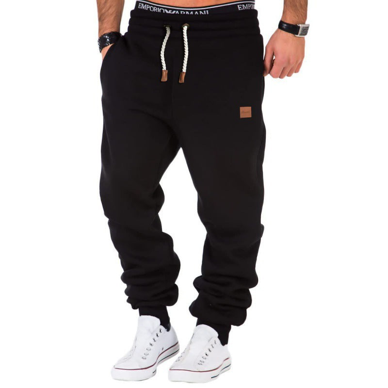 Herren modische und bequeme Sweatpants mit elastischem Bund und seitlichen Taschen R&B