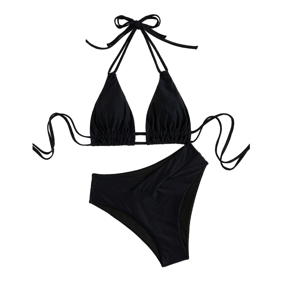 Damen Triangel-Bikini mit verstellbaren Trägern und modischem Schnitt R&B
