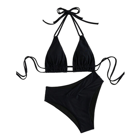 Damen Triangel-Bikini mit verstellbaren Trägern und modischem Schnitt R&B