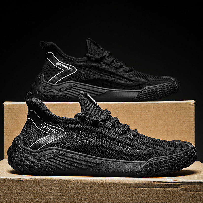 Damen atmungsaktive Fitness-Sneaker mit rutschfester Sohle R&B