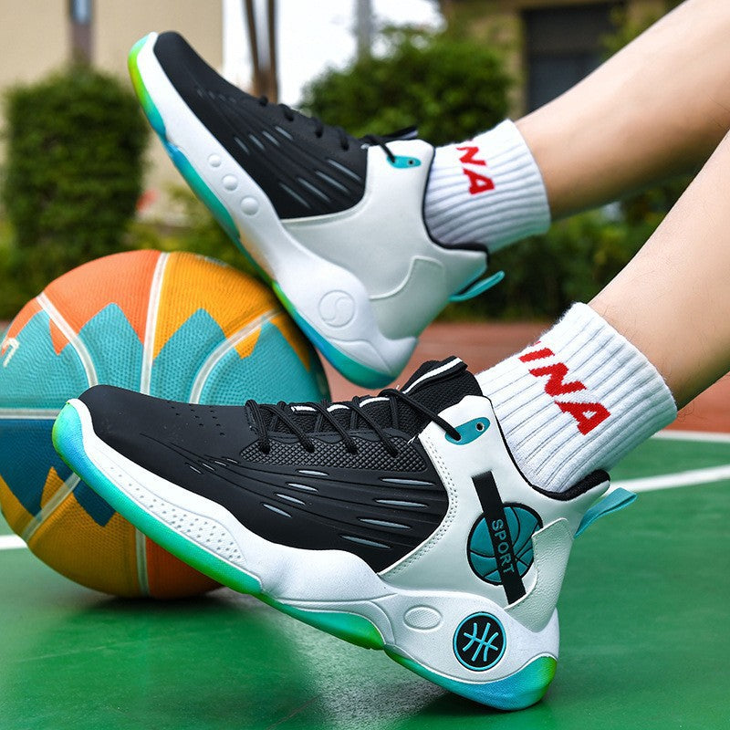 Damen Sportliche Basketball-Schuhe mit atmungsaktiver Mesh-Oberfläche R&B