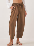Damen Lockerer Fit Leichte Hosen R&B