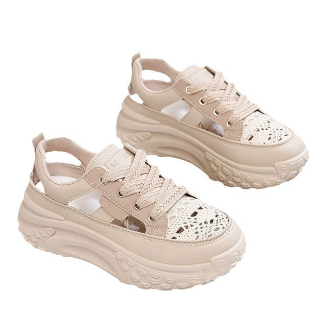 Damen Sportliche Sneaker mit luftiger Netzstruktur und extra hohem Komfort R&B