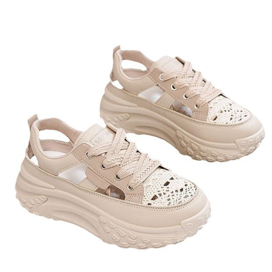 Damen Sportliche Sneaker mit luftiger Netzstruktur und extra hohem Komfort R&B