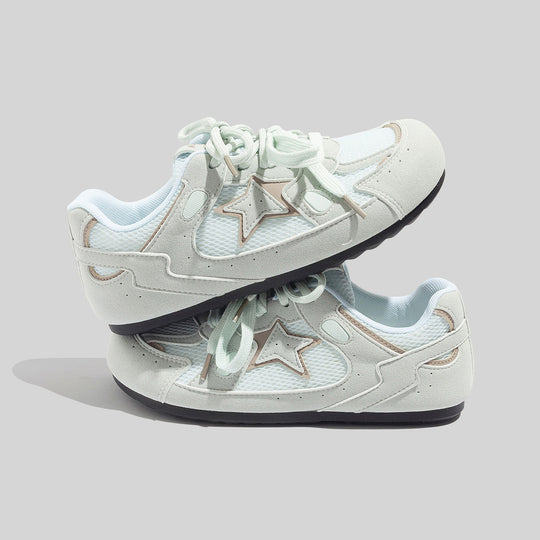 Damen Sportliche Sneakers mit atmungsaktivem Mesh-Obermaterial und flexibler Sohle R&B