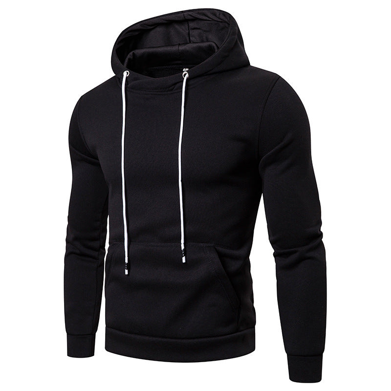 Herren Sportlicher Kapuzenpullover aus weichgewebtem Material mit praktischer Kängurutasche R&B