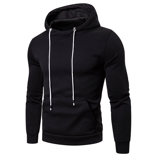 Herren Sportlicher Kapuzenpullover aus weichgewebtem Material mit praktischer Kängurutasche R&B