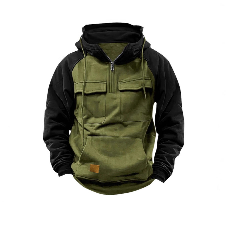 Herren Funktioneller Hoodie mit praktischen Taschen und innovativem Design R&B