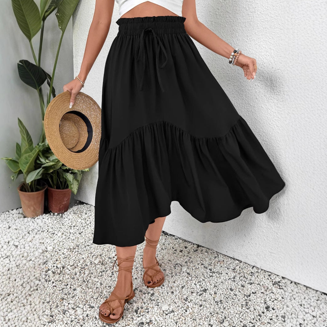 Damen Midikleid mit Rüschen von R&B