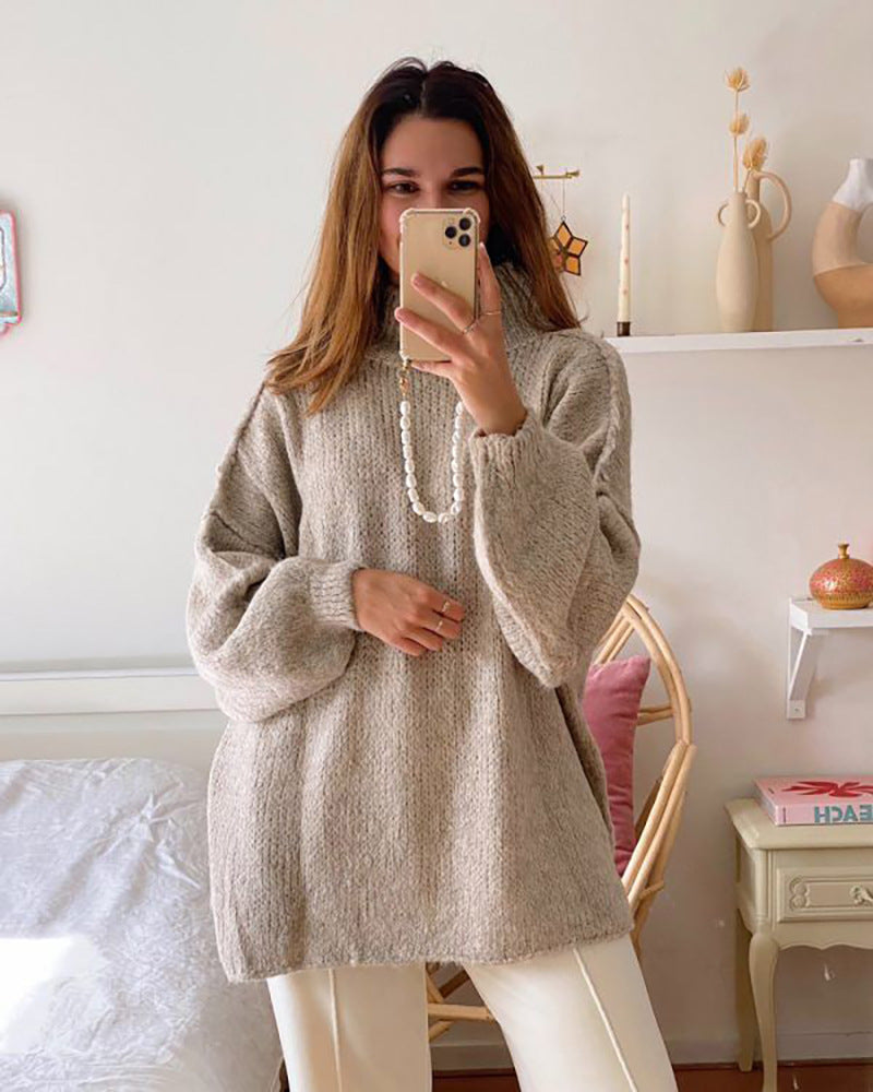 R&B | Bequemer Strickpulli In Übergröße Für Frauen