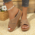 Damen Komfortable und atmungsaktive Zehentrenner-Sandalen R&B