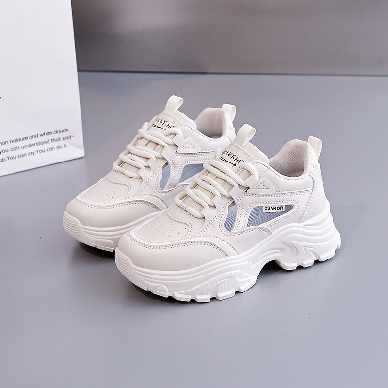 Damen Sportliche Chunky Sneakers mit atmungsaktiver Mesh-Oberfläche und stoßdämpfender Sohle R&B