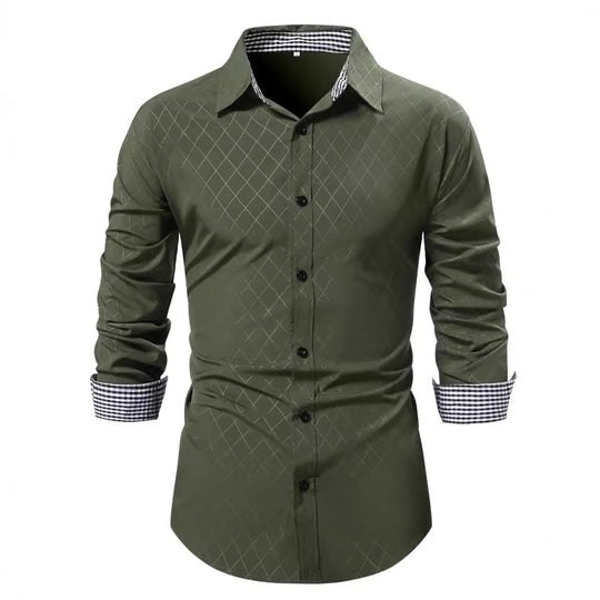 Herren Langarmhemd R&B