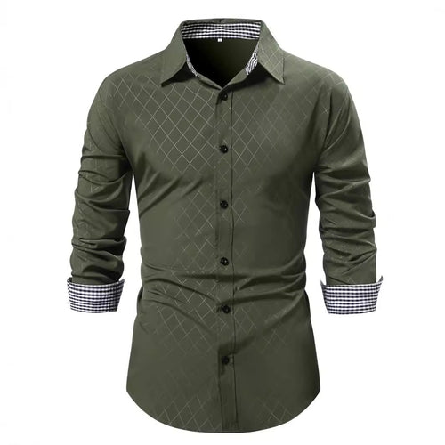 Herren Langarmhemd R&B