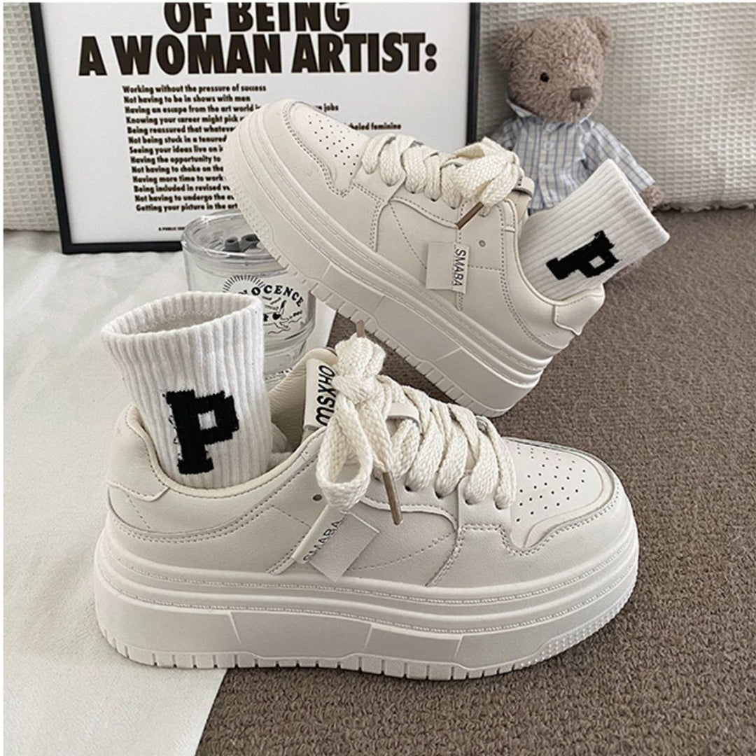Damen Plattform-Sneaker mit modischem Design und bequemer Dämpfung R&B
