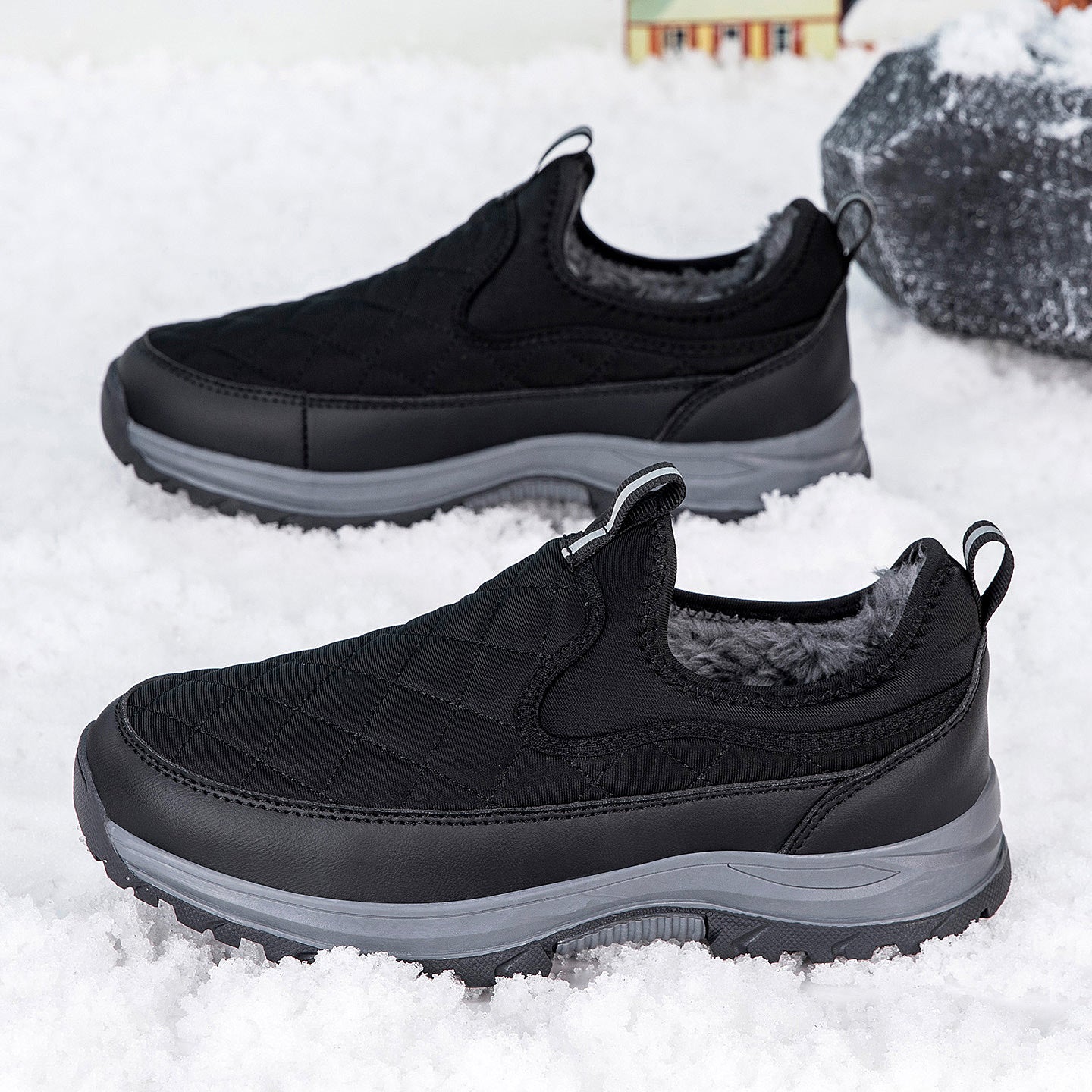 Damen Winterfreizeitschuhe mit isolierender Fütterung und rutschfester Sohle R&B
