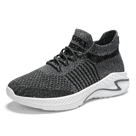 Damen Sportliche Sneakers mit elastischem Strick-Obermaterial R&B