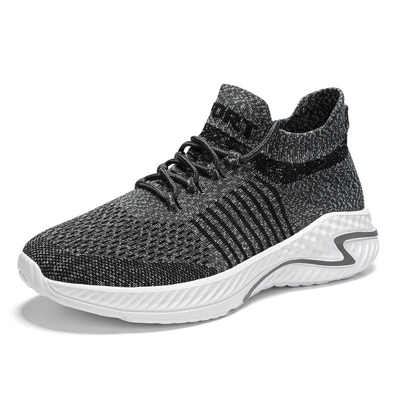 Damen Sportliche Sneakers mit flexiblem Strick-Obermaterial und rutschfester Sohle R&B